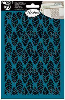 Pochoir 3D feuilles Pattern