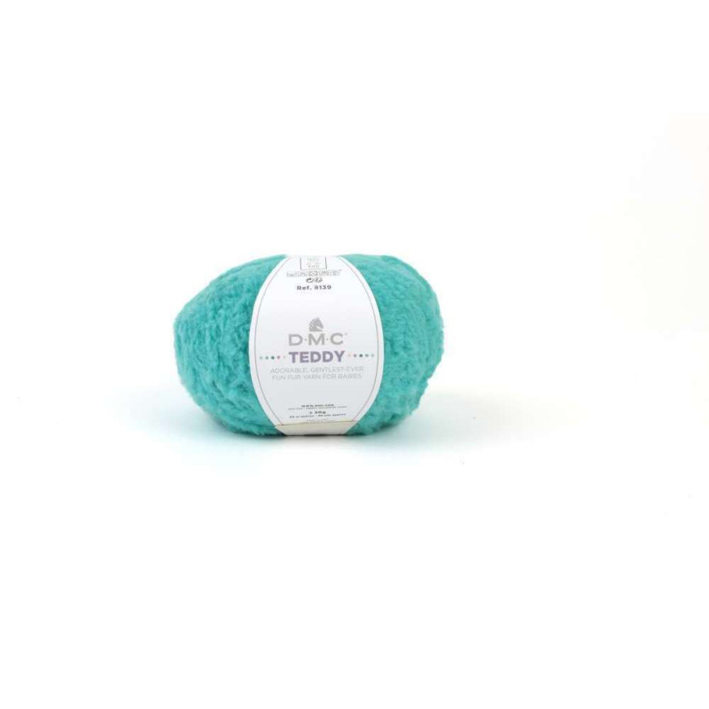 Pelote Teddy n° 321 100 % polyamide verte - 50 g