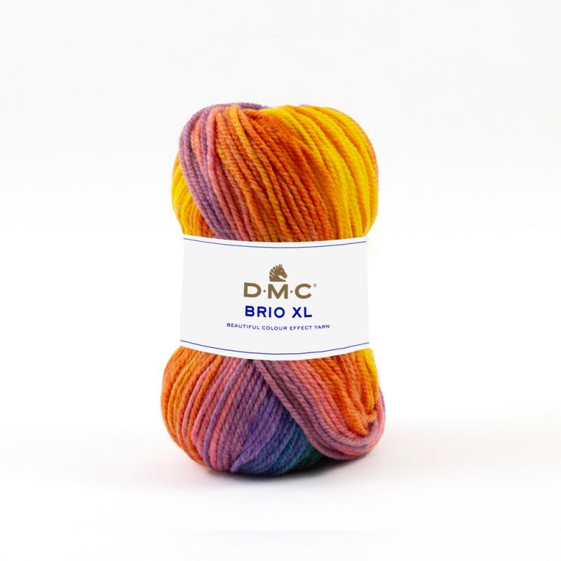 Pelote Brio XL en laine/acrylique, coloris mixte 4