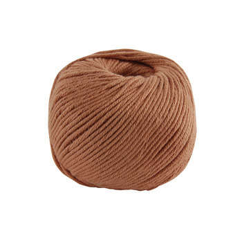 Pelote Natura coton corail pour aiguilles n°2,5-3,
