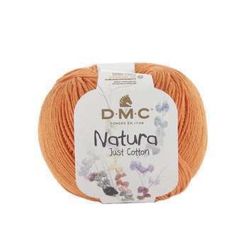 Pelote Natura fil 100 % coton coloris orange
