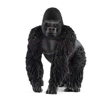 Figurine gorille mâle en plastique injecté - 5,3x8