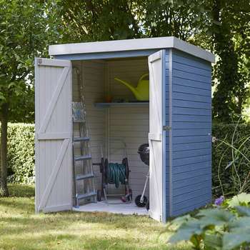 Abri de jardin en bois 1 porte Théofil bois - 1,98