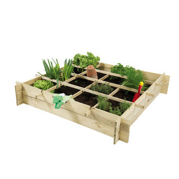 Carré potager 'Anafi' en bois de pin - L. 120 x l.