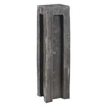 Bloc angle : aspect schiste, L.7,8x7,8xH.29cm