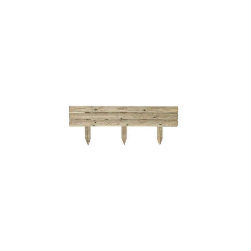 Bordure droite - Retenue de terre Traverse en bois