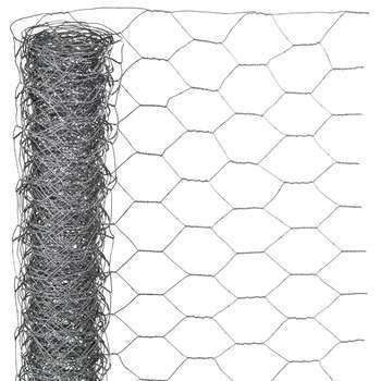 Grillage maille hexagonale, acier galvanisé (13mm)