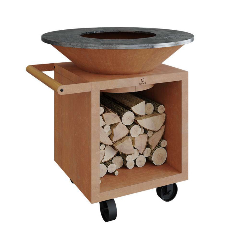 Barbecue/brasero Ofyr 100 Pro Classic /corten