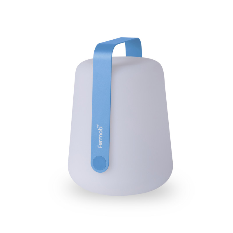 Lampe Balad², coloris bleu maya - H. 25cm