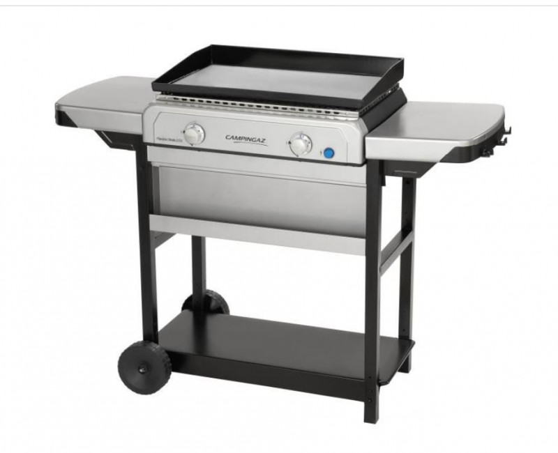 PLANCHA GAZ SUR CHARIOT OTHELLO 2 EX - 2400 cm² -