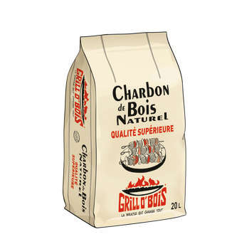 Charbon de bois 20L