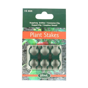 Coupleur rotatif pour tuteurs support bâtons 16 mm