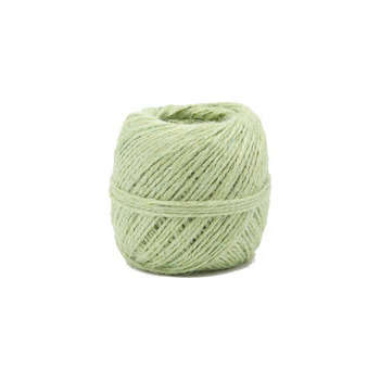 Pelote jute couleur pomme: 100g 75 m