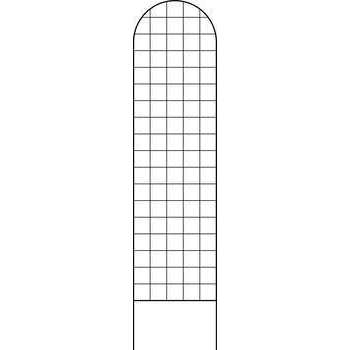 Treillage décoratif à planter étroit (maille 10 cm