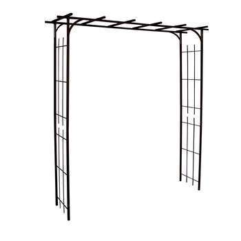 Pergola (tube carré grand modèle), coloris fer vie
