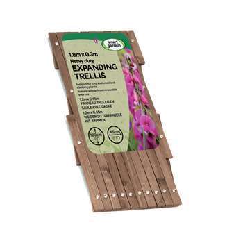Treillis extensible, en bois - l. 30 x H. 180 cm