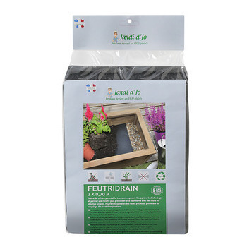 Feutre de drainage pour bacs et jardinières