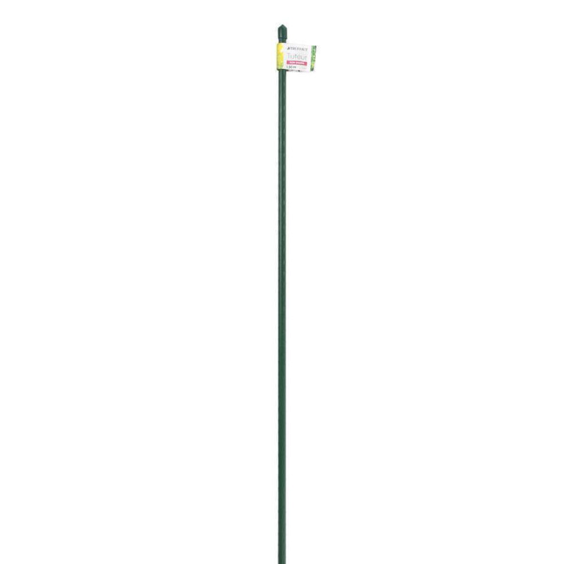 Tuteur acier plastifié Diam 12 mm H 150 cm