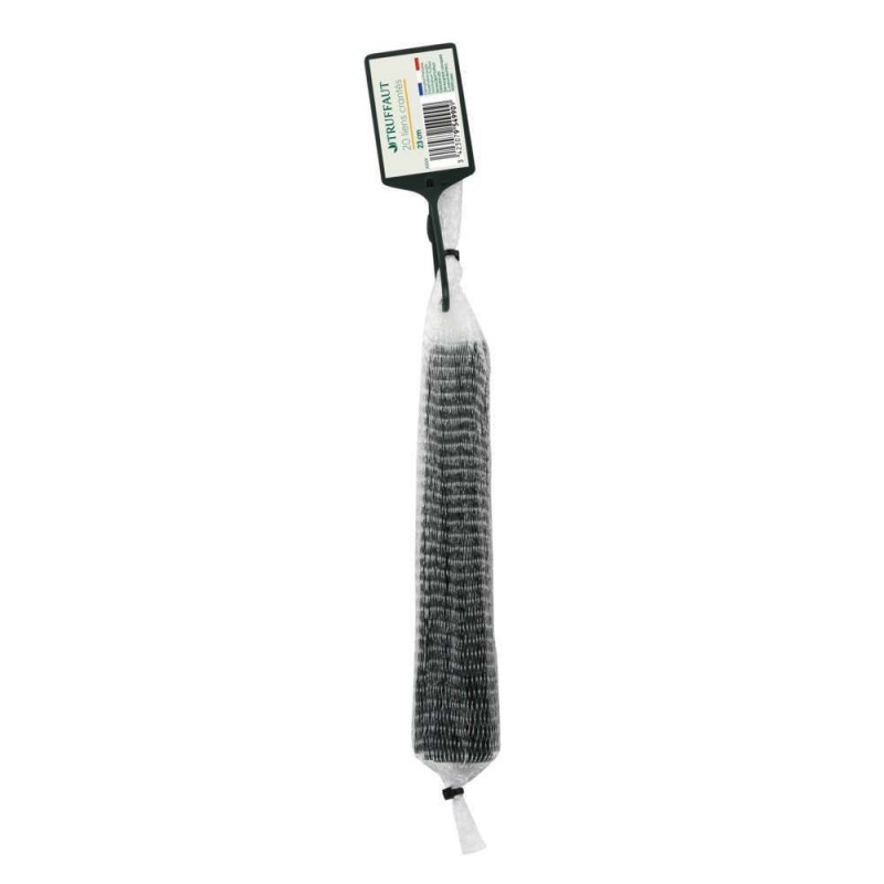 lot de 20 liens crantés L. 23 cm en plastique recy