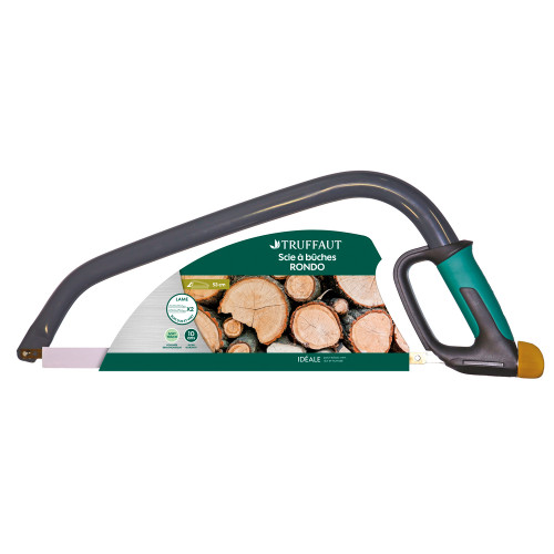 Scie pour buches à monture tube avec lame en acier