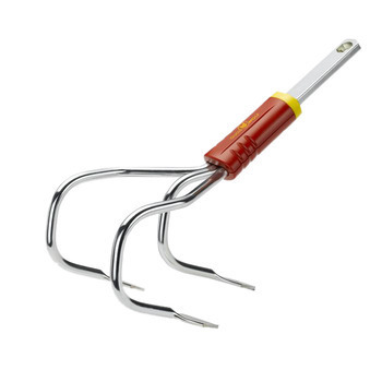 Griffe extirpateur 3 dents: tête acier sans manche