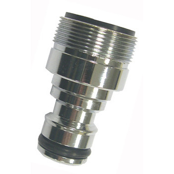 Adaptateur de brise jet chromé M. 24x100 sortie ra