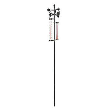 Thermomètre : girouette plastique, 97cm