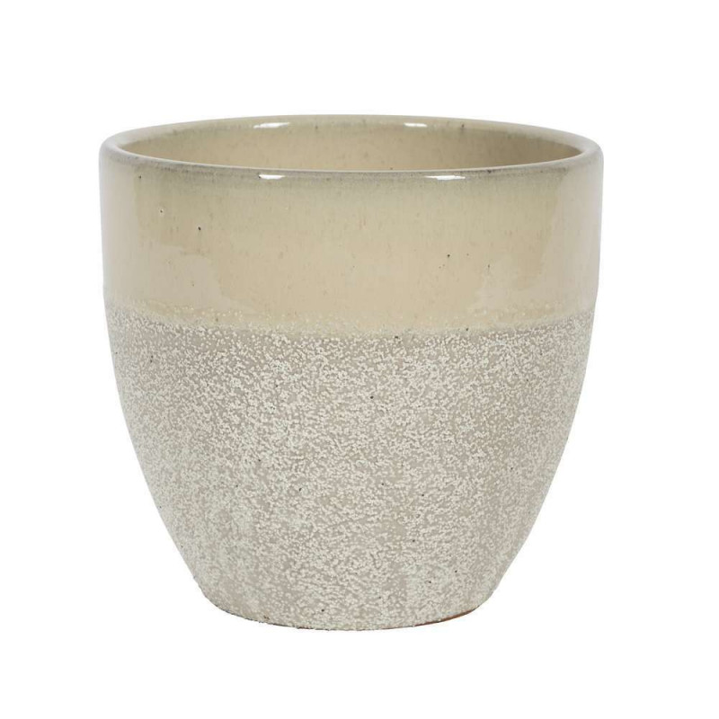 Pot émaillé Corsica 26I crème - D. 27xH. 26cm