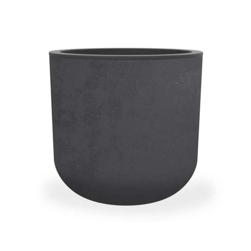Pot BasaltUp rond en polypropylène gris - D. 48,5
