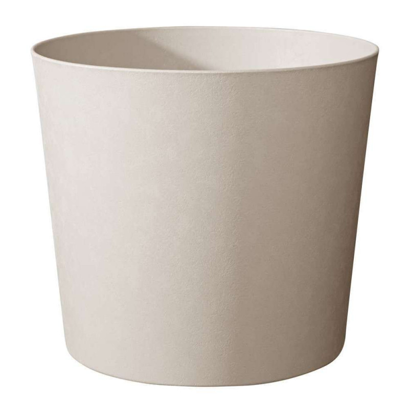 Pot conique Element, coloris calcaire - D. 58cm