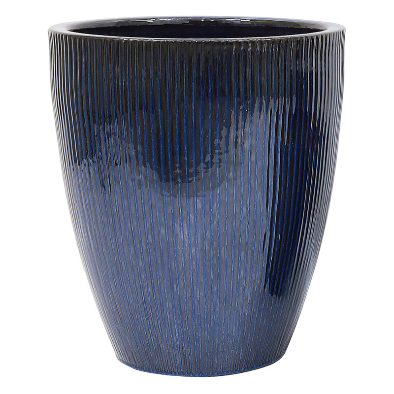 Vase Haut Waterfall en terre cuite émaillée - D. 4