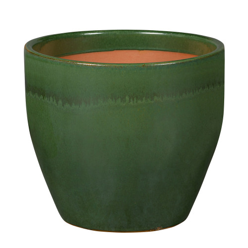 Pot émaillé en grès Corsica 01N Jade - D. 31xH. 30