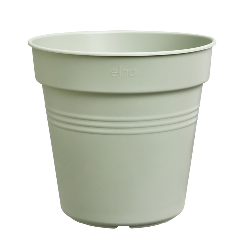Pot de culture Green Basic vert pierre - D. 17cm