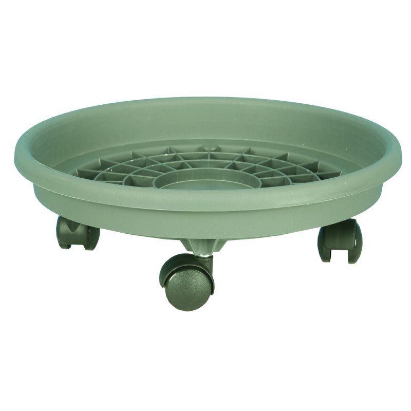 Soucoupe roulettes 40, vert argile