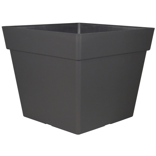 Pot carré Enzo 40, coloris Ardoise - L. 39xl. 39xH