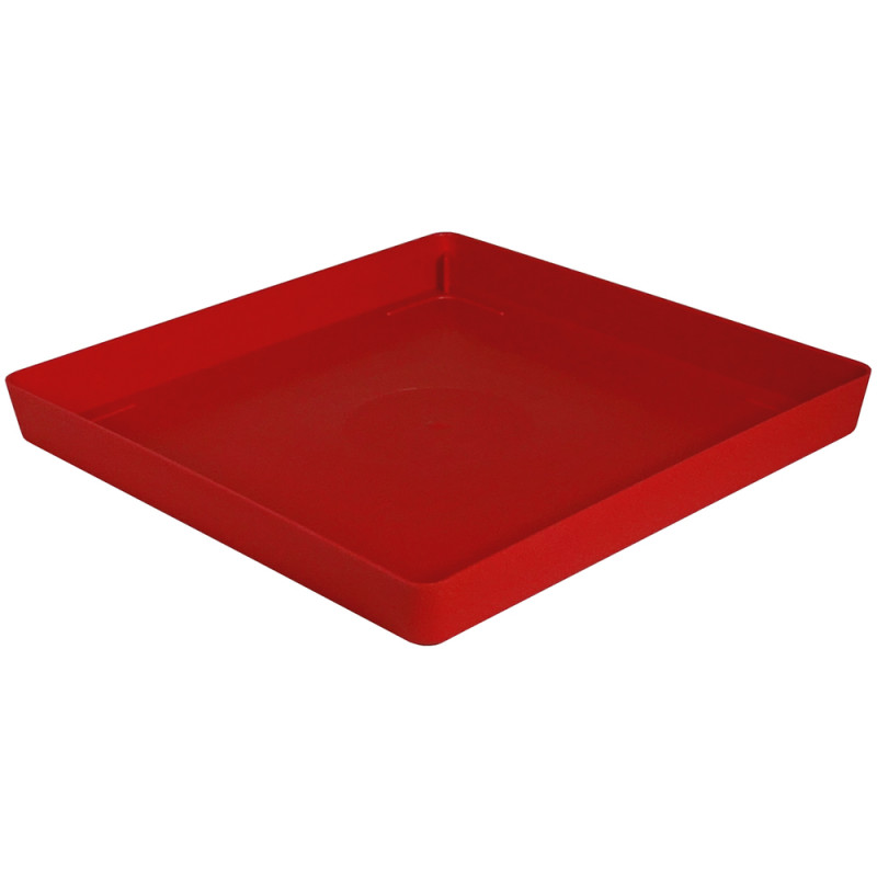 Soucoupe carrée Enzo 32cm, pour pot carré Enzo 40c