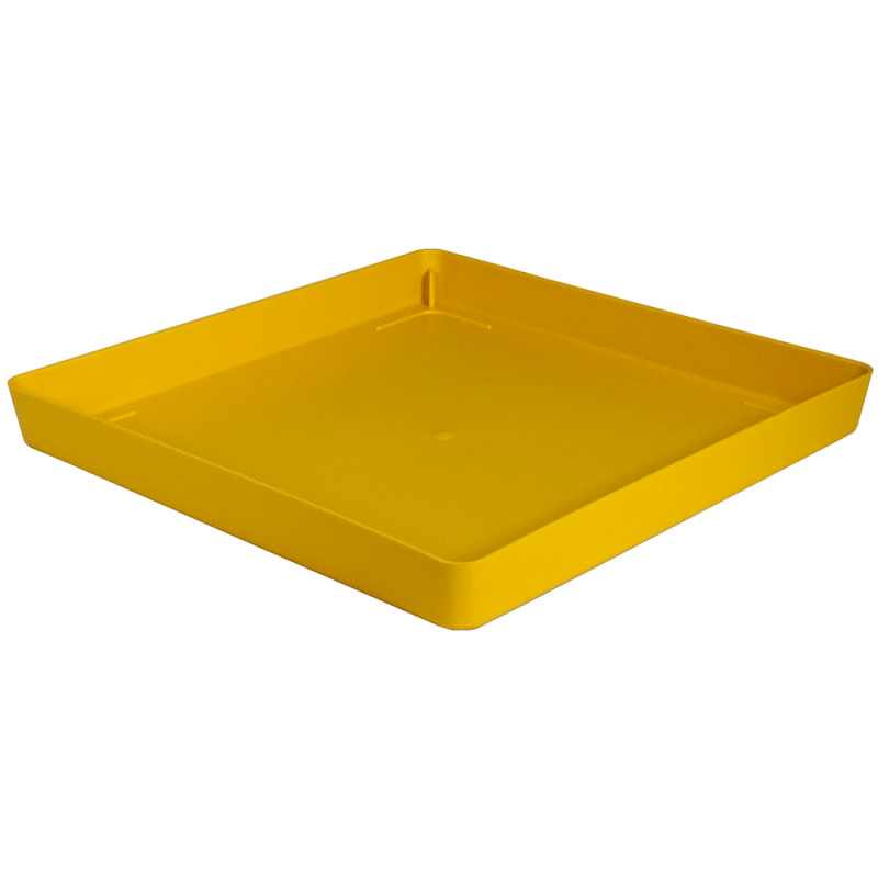 Soucoupe carrée Enzo 40cm Pollen, pour pot carré E