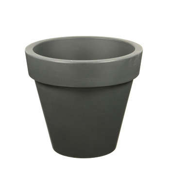 Pot pure round : anthracite d.50cm