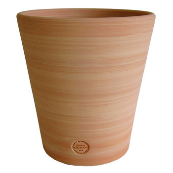 Pot Vaso, en terre cuite claire Ø 33 x H. 33 cm