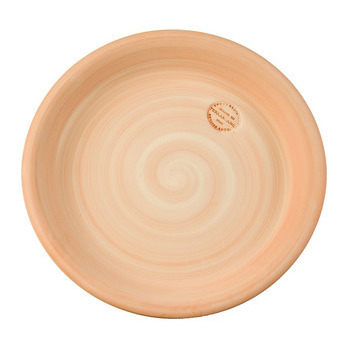Soucoupe en terre cuite claire Ø 26 cm