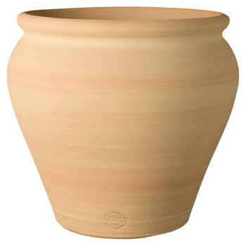 Jarre en terre cuite claire Ø 20 x H. 22 cm