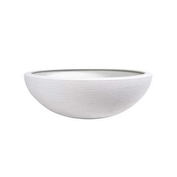 Vasque Graphit Up ronde en plastique blanc cérusé
