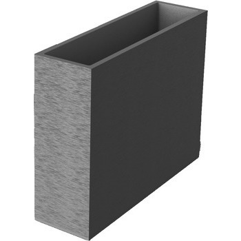 Jardinière loft xl en plastique gris anthracite -