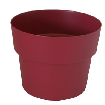 Pot rond CocoriPot en plastique injecté pivoine -