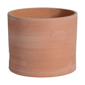 Pot cylindre en terre cuite L. 33 x H. 27cm