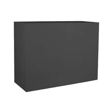 Pot Loft L Graphit en plastique injecté anthracite
