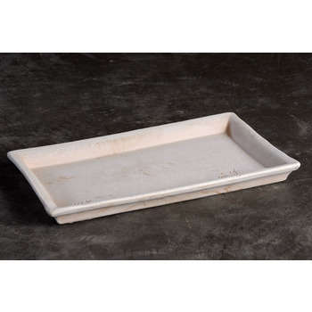 Soucoupe rectangulaire en terre cuite L. 33 x l. 1