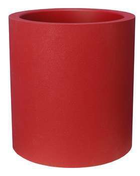 Bac rond 30 : rouge, d.29cm