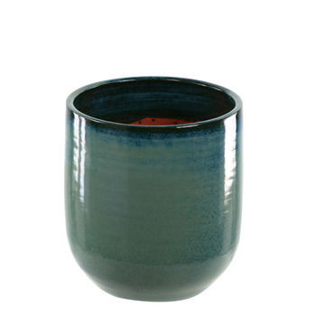 Pot Saintropp: terre cuite, bleu, d.20cm