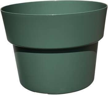 Pot : vert, h.17xd.23cm